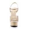 Pleaser - DELIGHT609 Sandaal met enkelband - Creme Product image